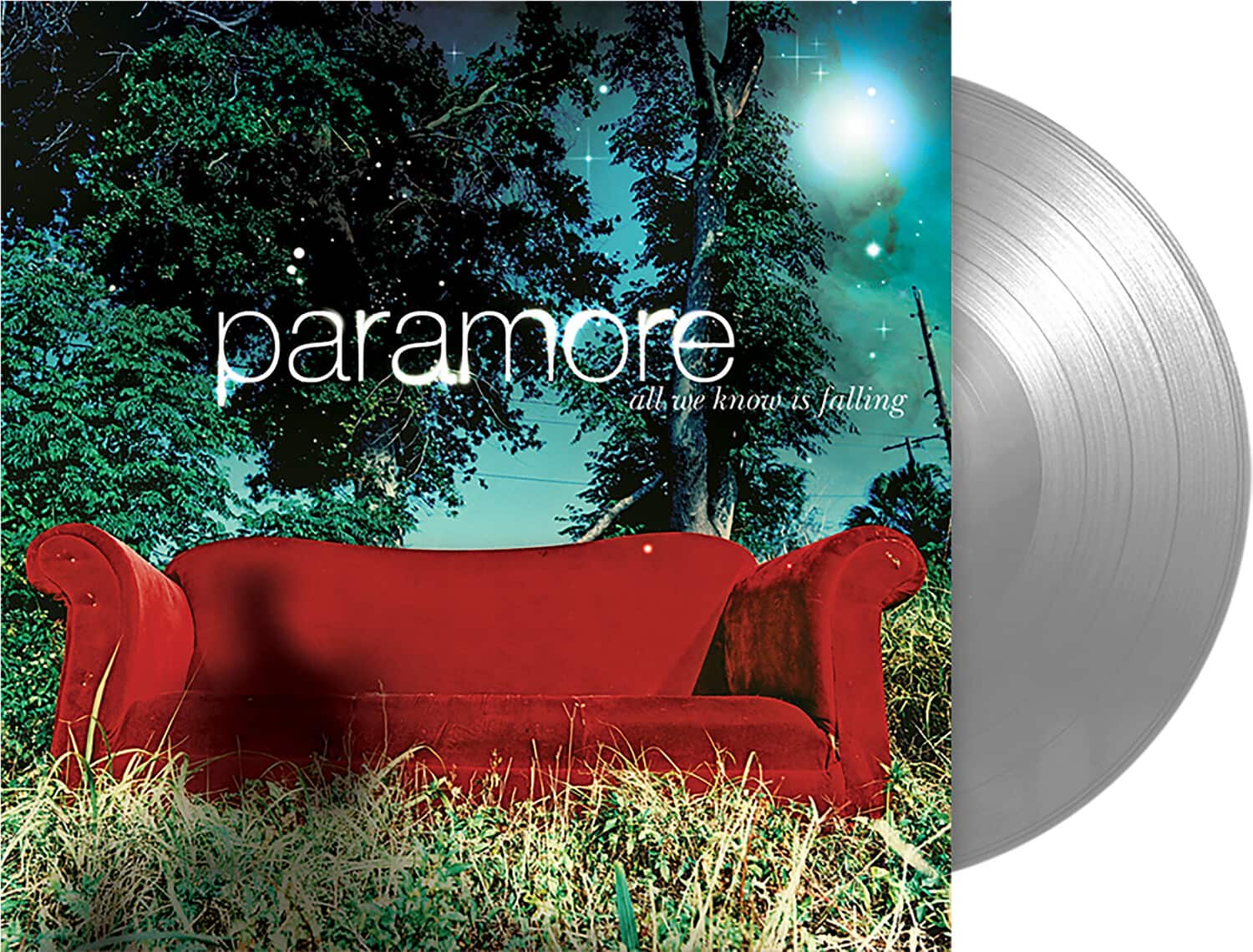 Paramore - All We Know Is Falling (FBR 25th Anniversary silver vinyl)  - VINYL LP