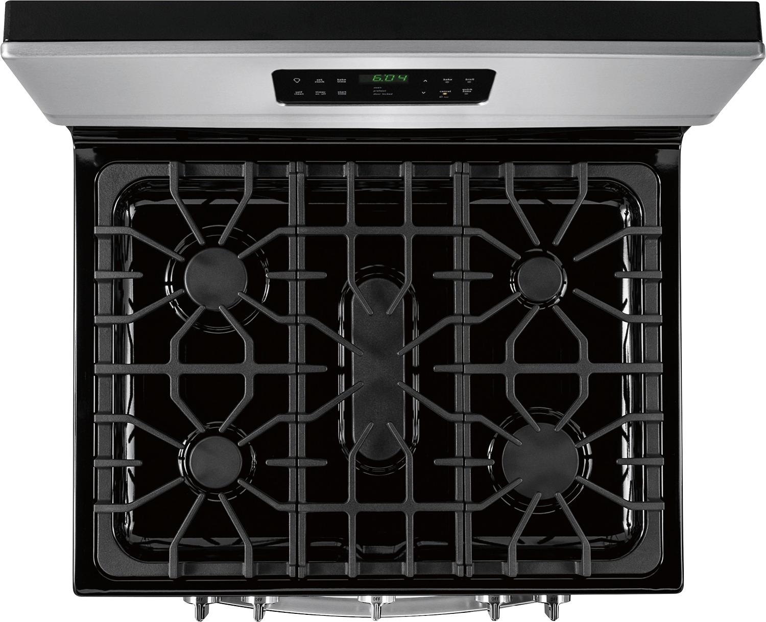 Frigidaire Gallery 5.6 Cu. Ft. Freestanding Gas Convection Range with Self- Cleaning and Air Fry Stainless Steel FGGH3047VF - Best Buy