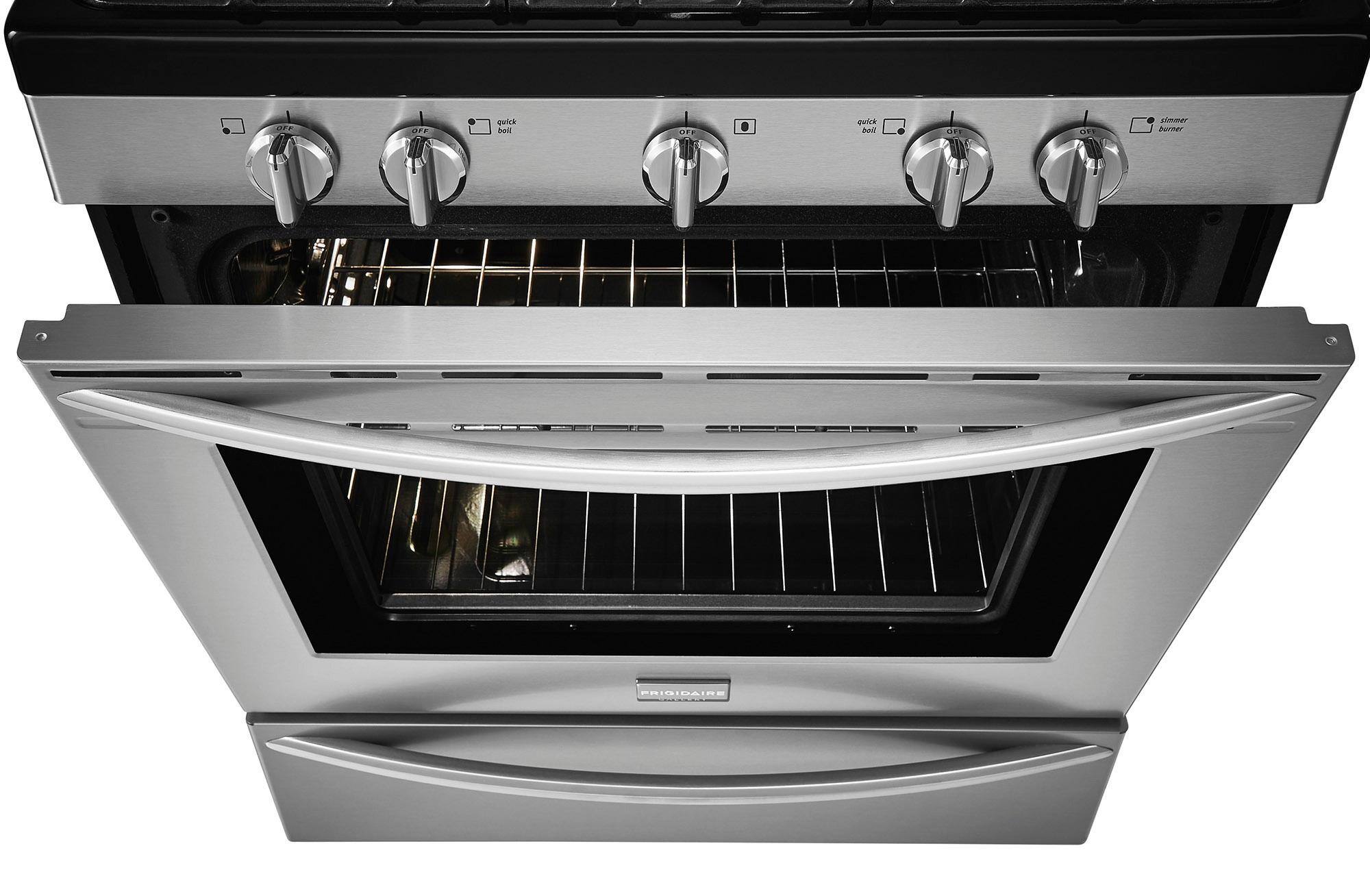 Frigidaire Gallery 5.6 Cu. Ft. Freestanding Gas Convection Range with Self- Cleaning and Air Fry Stainless Steel FGGH3047VF - Best Buy