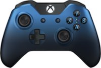 Front Zoom. Microsoft - Xbox One Special Edition Dusk Shadow Wireless Controller - Faded blue metallic.