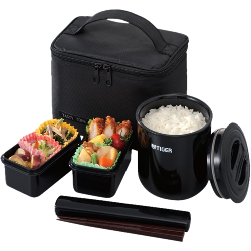 Best Buy: Tiger Thermal Lunch box Black LWY-E036
