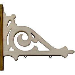 K&K Interiors - Architectural Wood Arrow Holder 17 x 15 x 2 inches - Brown