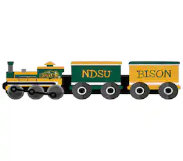 Fan Creations - NDSU Bison 6'' x 24'' Train Cutout Sign - Multicolor