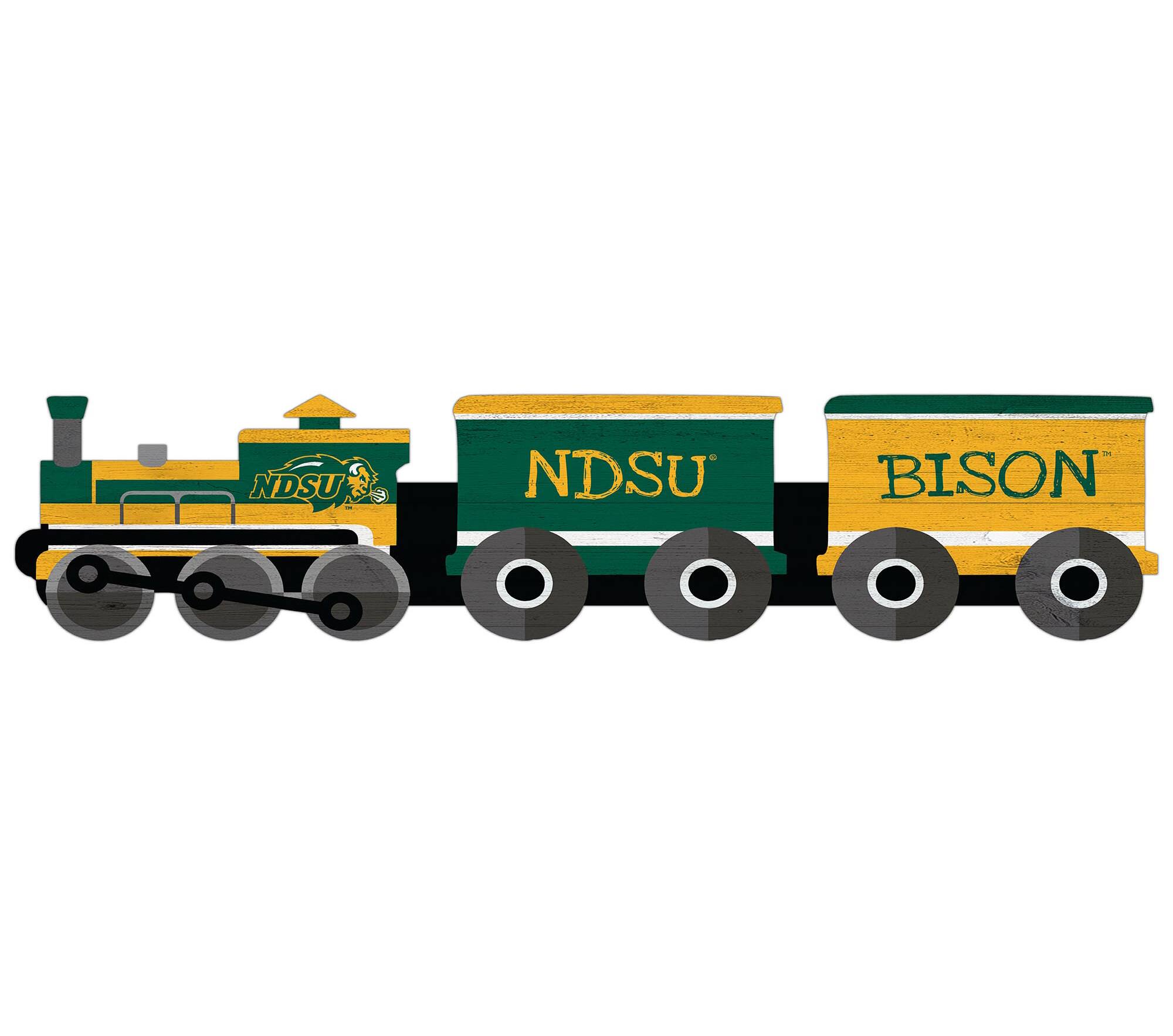 NDSU Bison 6'' x 24'' Train Cutout Sign