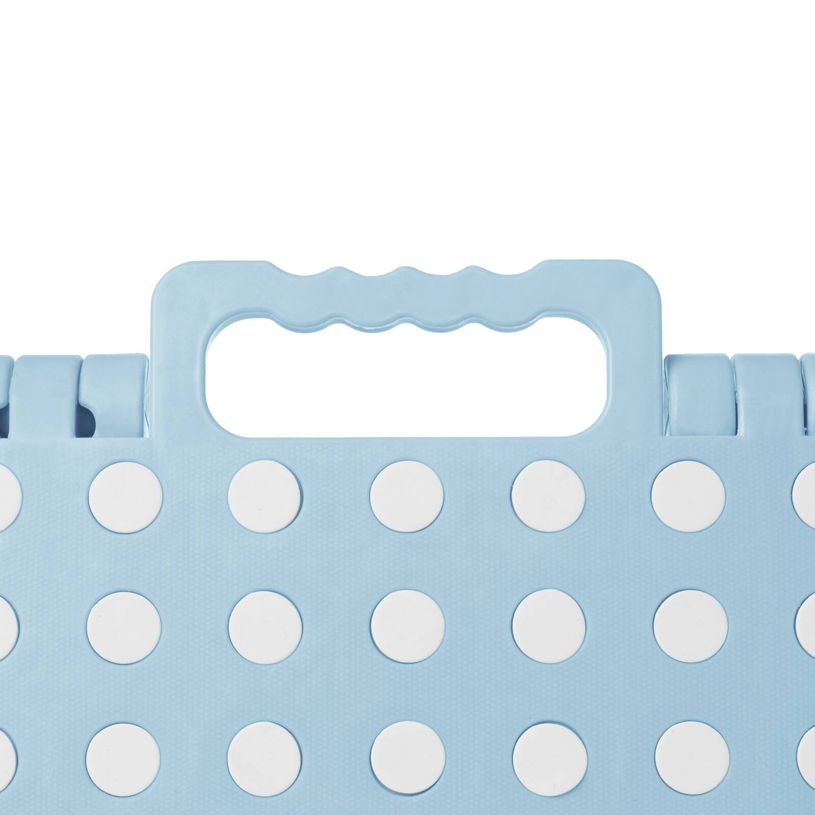 Alt View 5. Casafield - Folding Step Stools with Handle - Light Blue.