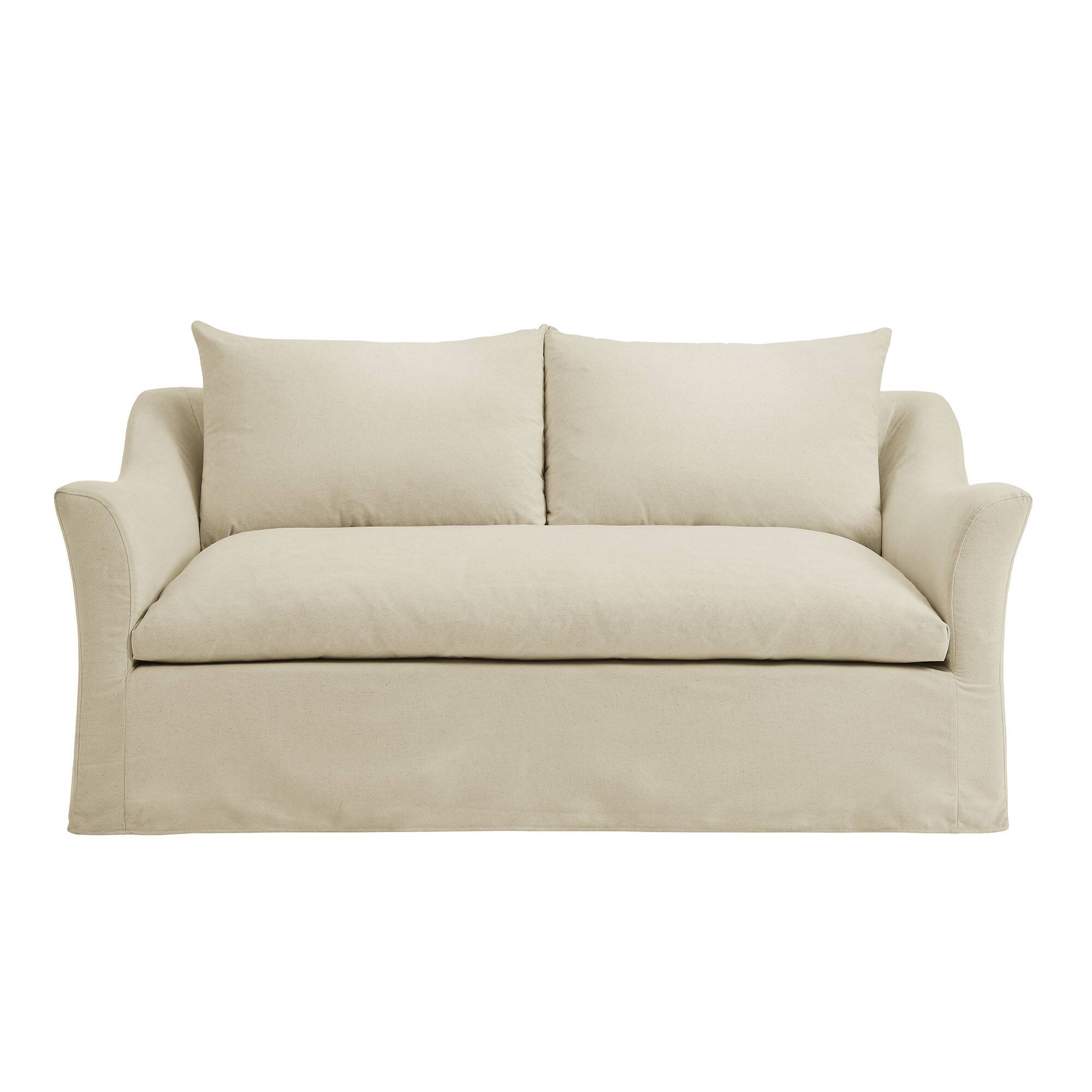 Alt View 2. Modway - Somerset 70" Linen Blend Slipcovered Loveseat by Modway - Linen.