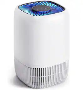 FINEAK - Air Purifier-Quiet, Compact, 1076 Sq Ft for Home & Pets - White