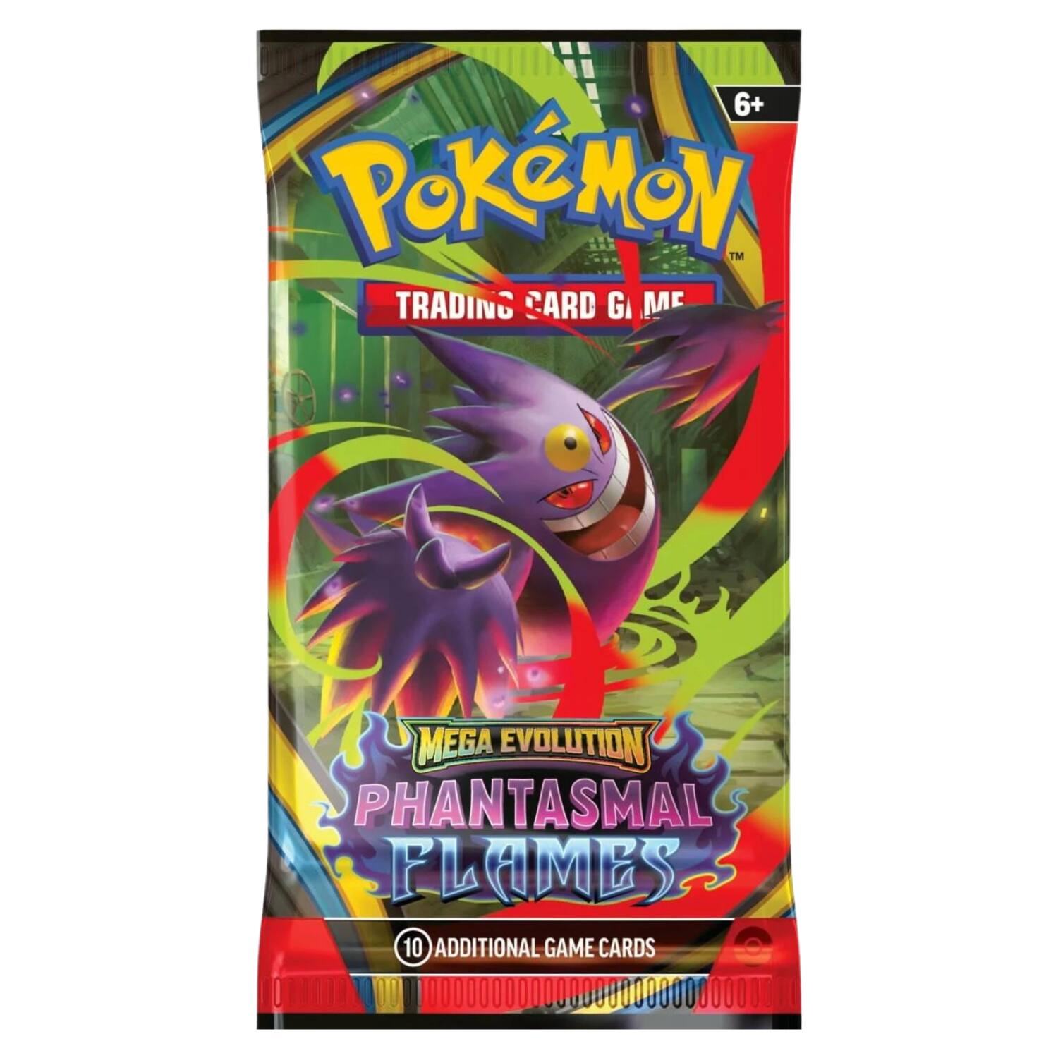 6+ Pokémon™ Trading Card Game
Mega Evolution Phantasmal Flames
10 Additional Game Cards