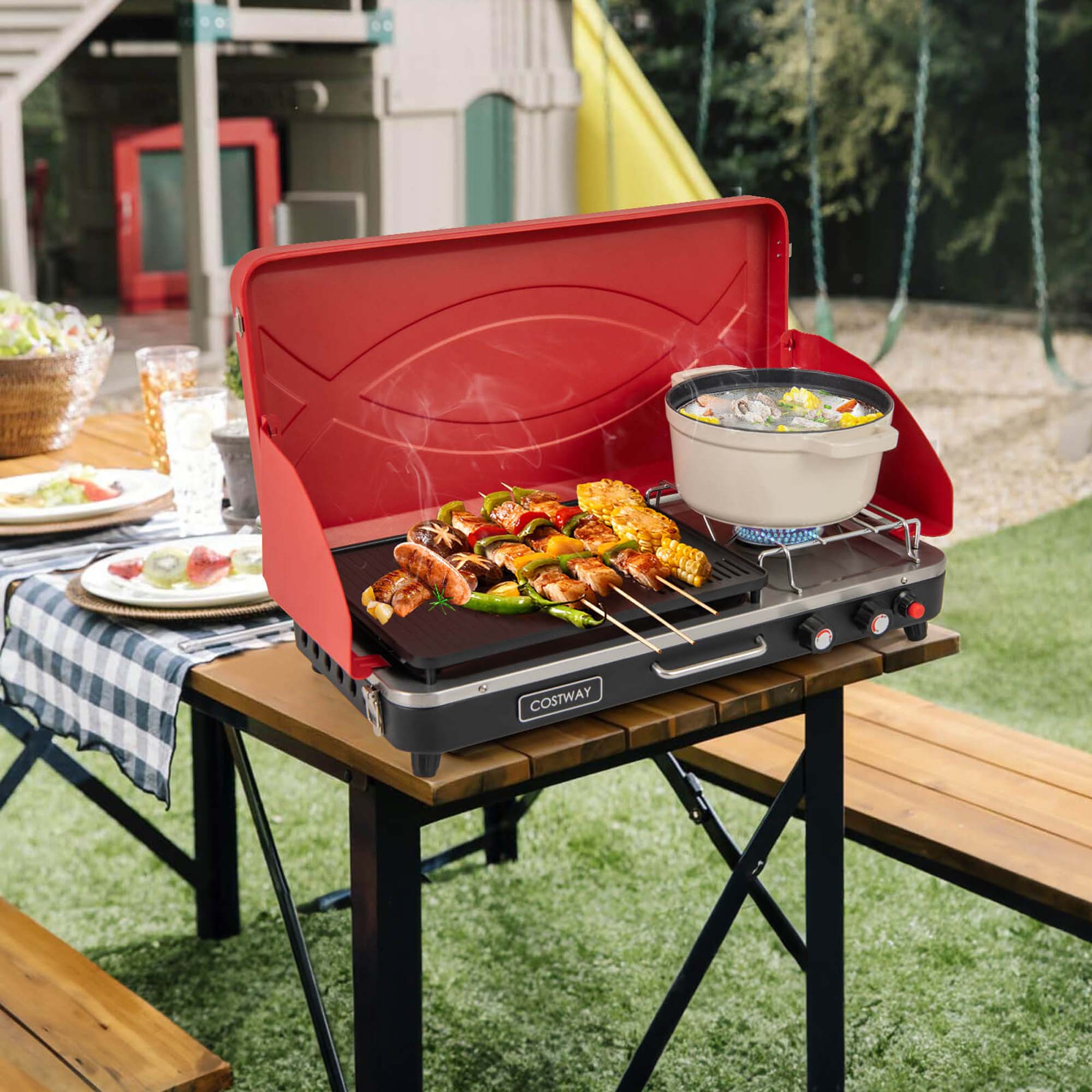 【未使用】Coleman コールマン グリルコンボクッカー 10インチ Coleman Grill Combo Cooker コールマン グリルコンボクッカー 10