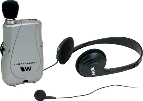 Williams Sound - Pocketalker Ultra PKT D1 Personal Amplifier - Silver/Gray