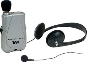 Williams Sound - Pocketalker Ultra PKT D1 Personal Amplifier - Silver/Gray - Front_Zoom