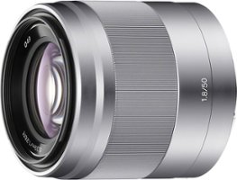 Sony - 50mm f/1.8 OSS Prime Lens for Select Alpha E-mount Cameras - Silver - Angle_Zoom