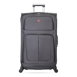 SwissGear - 29" Spinner Luggage - Dark Grey - Front_Zoom
