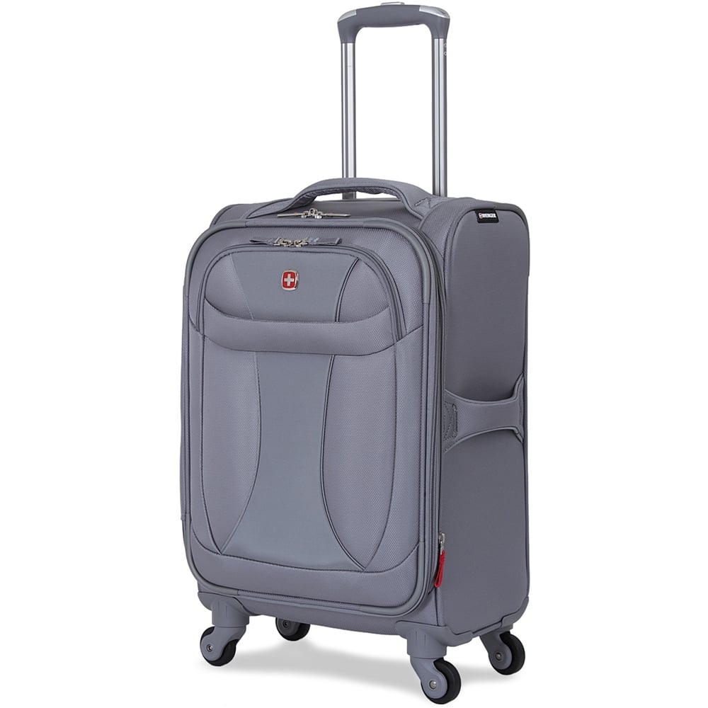 SWISSGEAR - 7208 Liteweight 20" Spinner Luggage - Grey - Left