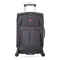 SwissGear - 21" Spinner Luggage - Dark Grey - Front_Zoom