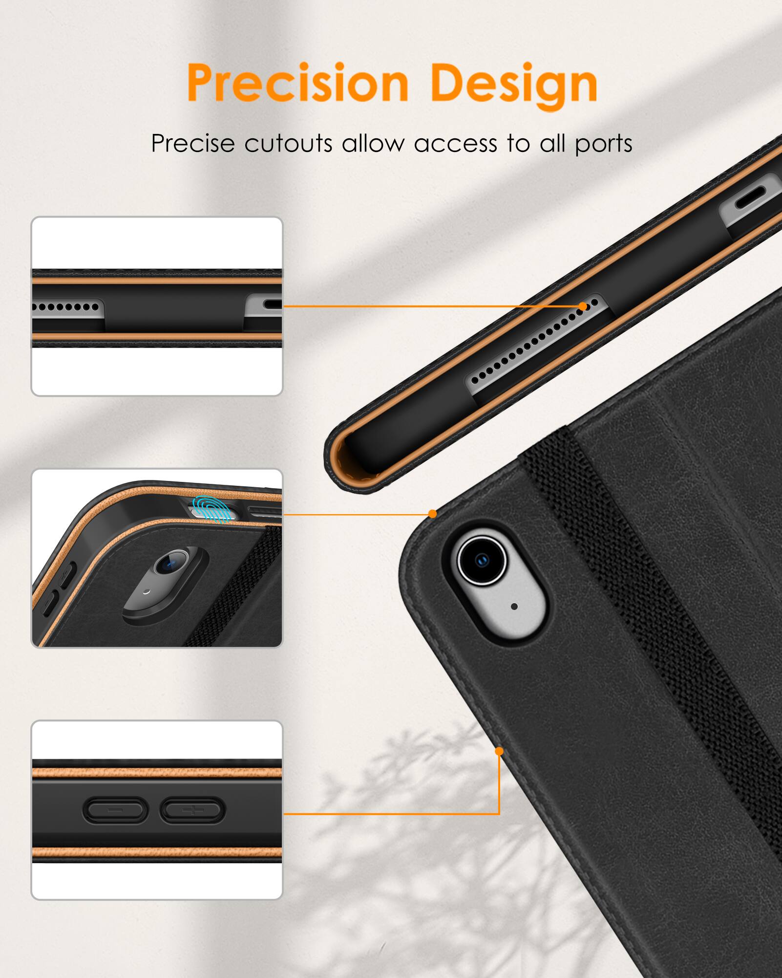 Precision Design  
Precise cutouts allow access to all ports