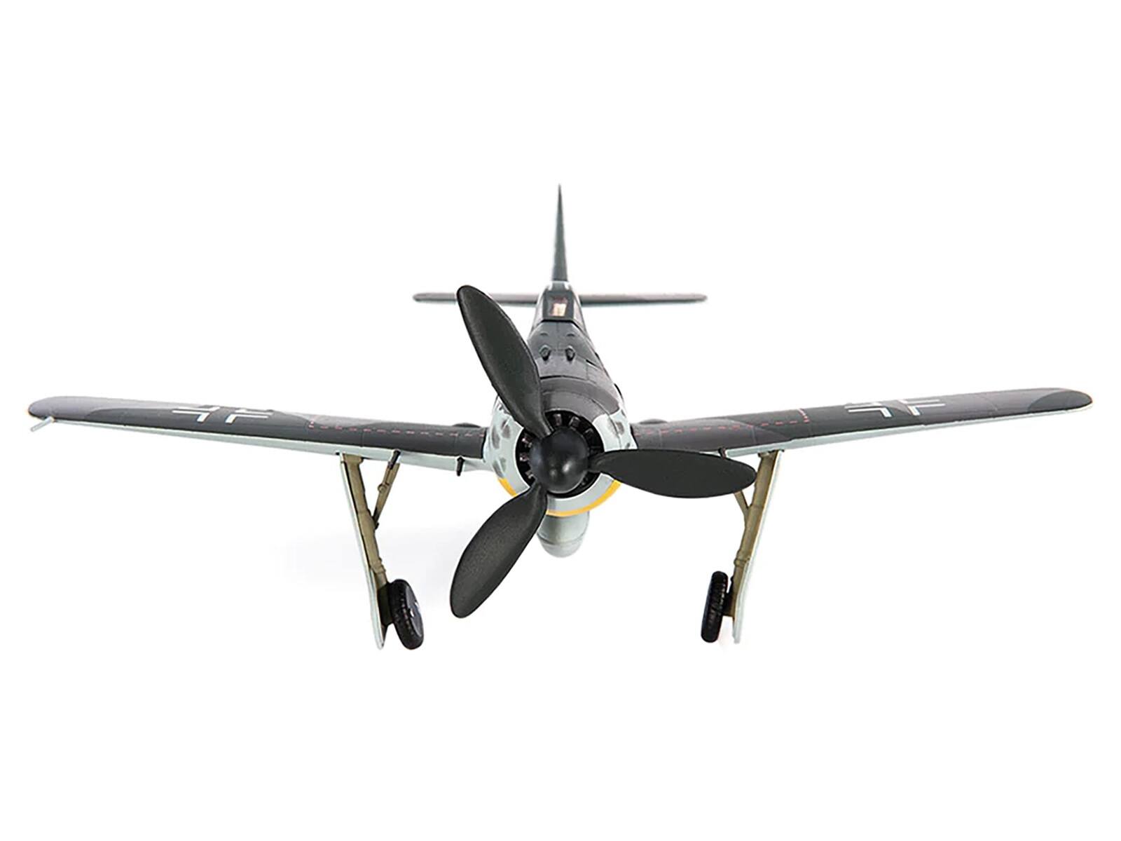 Back. JC Wings - Focke-Wulf Fw 190A-8 Fighter Aircraft "JG 26 Schlageter France" (1945) German Luftwaffe 1/72 Diecast Model by JC Wings - Multicolor.