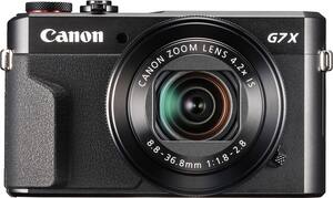 Canon - PowerShot G7 X Mark II 20.1-Megapixel Digital Camera - Black - Front_Zoom