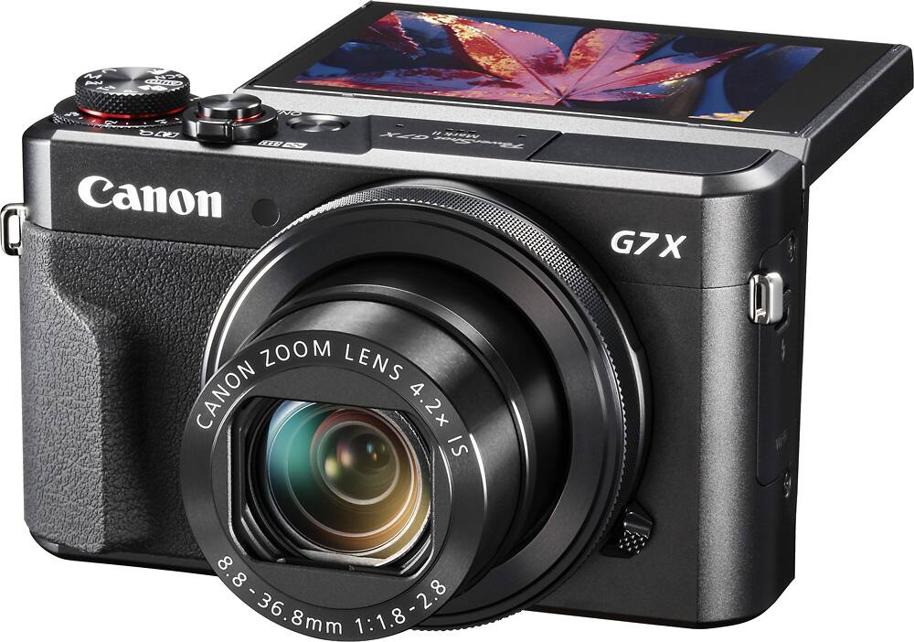 Alt View 14. Canon - PowerShot G7 X Mark II 20.1-Megapixel Digital Video Camera - Black.