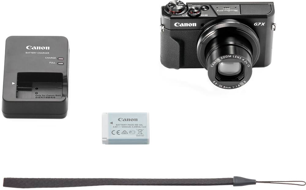 Alt View 17. Canon - PowerShot G7 X Mark II 20.1-Megapixel Digital Video Camera - Black.