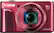 Front. Canon - PowerShot SX720 HS 20.3-Megapixel Digital Camera - Red.