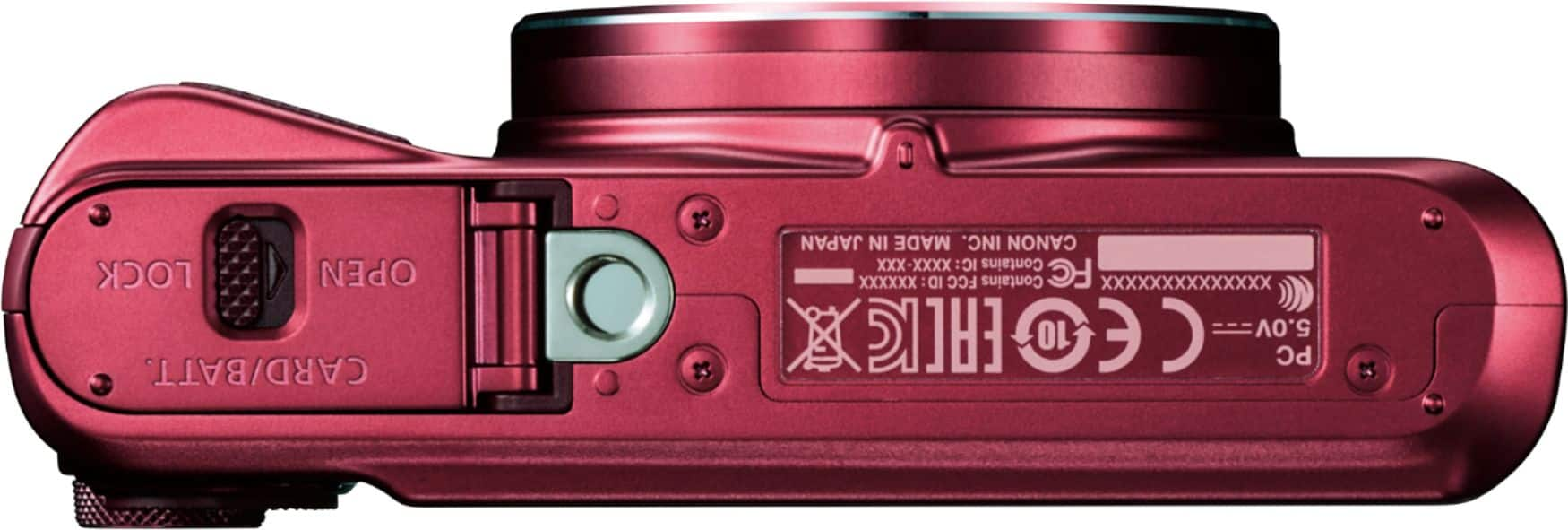 CAMARA DIGITAL CANON POWERSHOT 190IS ROJA 20 MEGAPIXELES 1087C001