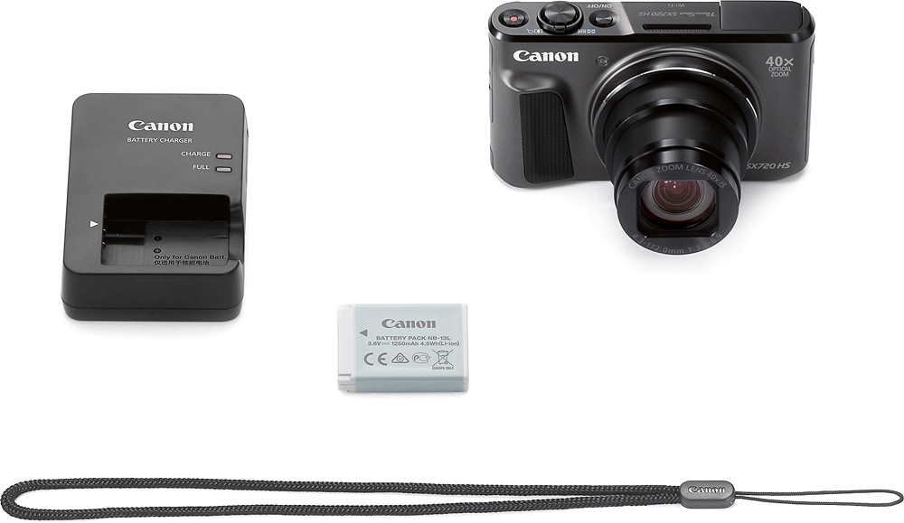 Best Buy: Canon PowerShot SX720 HS 20.3-Megapixel Digital Camera Black