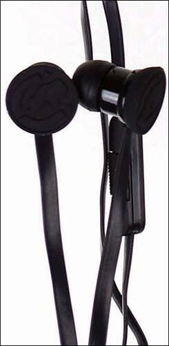 Front Standard. Ecko - Stomp Earbud Headphones - Black.