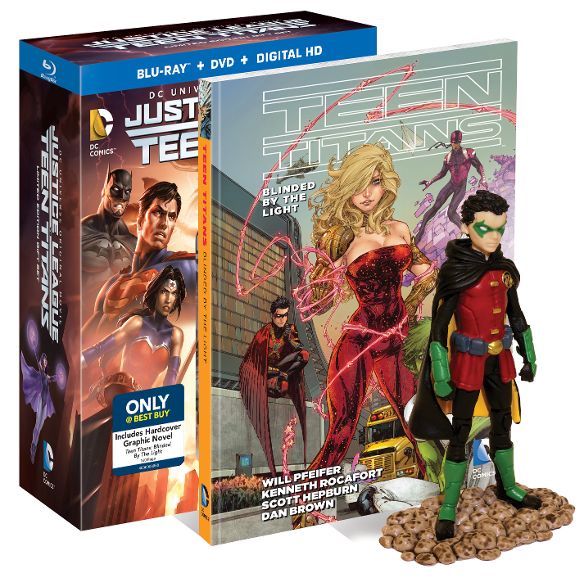  Justice League vs Teen Titans [Blu-ray/DVD] [2 Discs] [Only @ Best Buy] [2016]