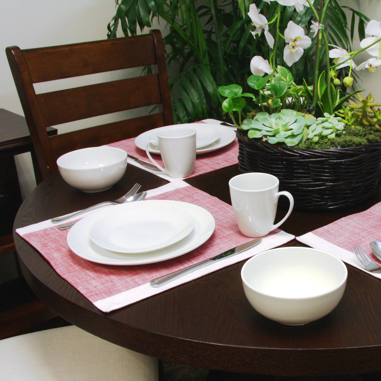 Alt View 3. Gibson - Gibson Home Ogalla 16 Piece Dinnerware Set in White - White.