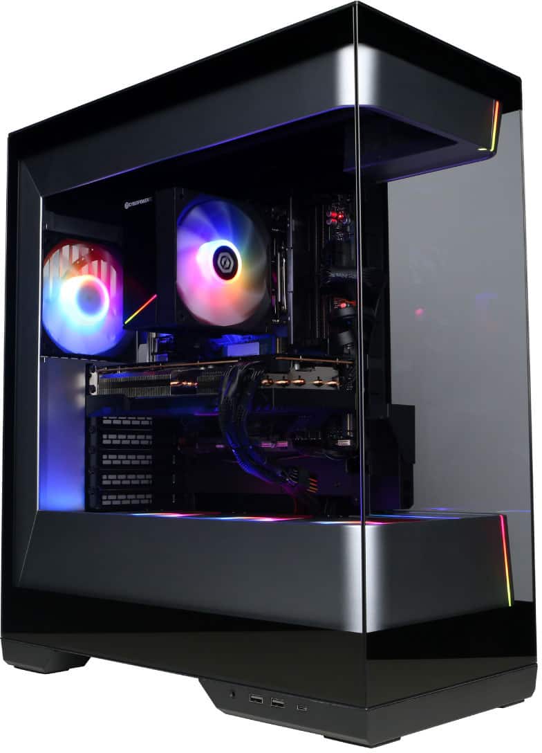 CyberPowerPC Gaming Desktop AMD Ryzen 7 8700F AMD Radeon RX 7700