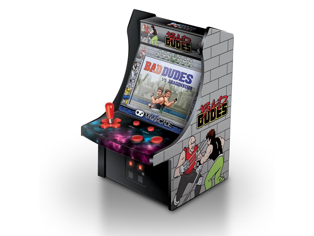 MY ARCADE Bad Dudes Collectible Retro Micro Arcade Machine Portable Handheld Video Game Licensed by Data East