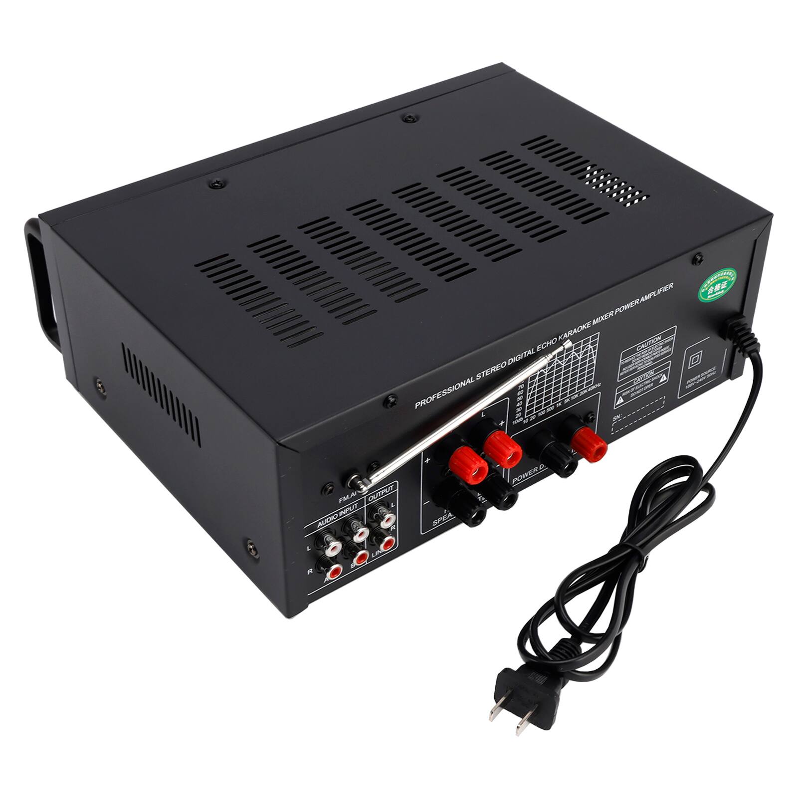 PROFESSIONAL STEREO DIGITAL ECHO KARAOKE MIXER POWER AMPLIFIER