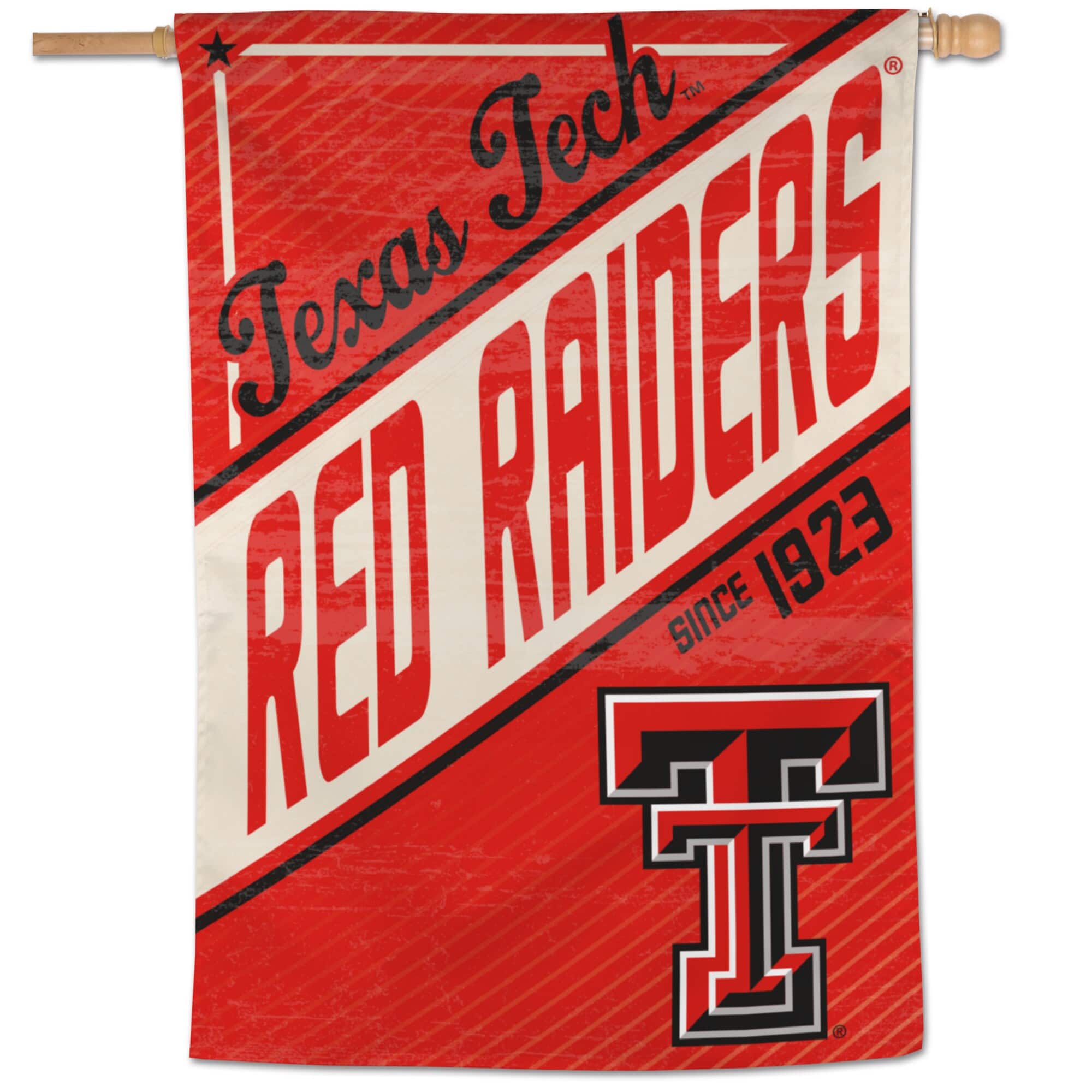 WinCraft - Texas Tech Red Raiders 28" x 40" Retro Single-Sided Vertical Banner - Multicolor