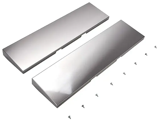 Front. Unbranded - Chimney Extension Kit for Wall Hood - Stainless Steel.