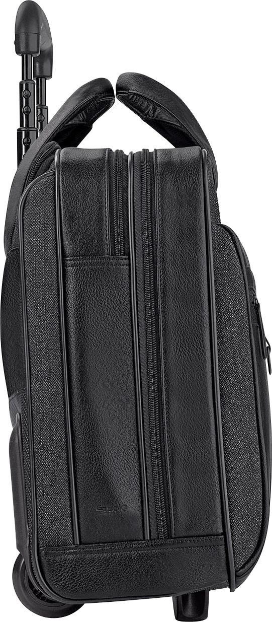  Solo New York Bryant Rolling Laptop Bag, Black/Grey, 14 x  16.8 x 5 (PT136) : Electronics