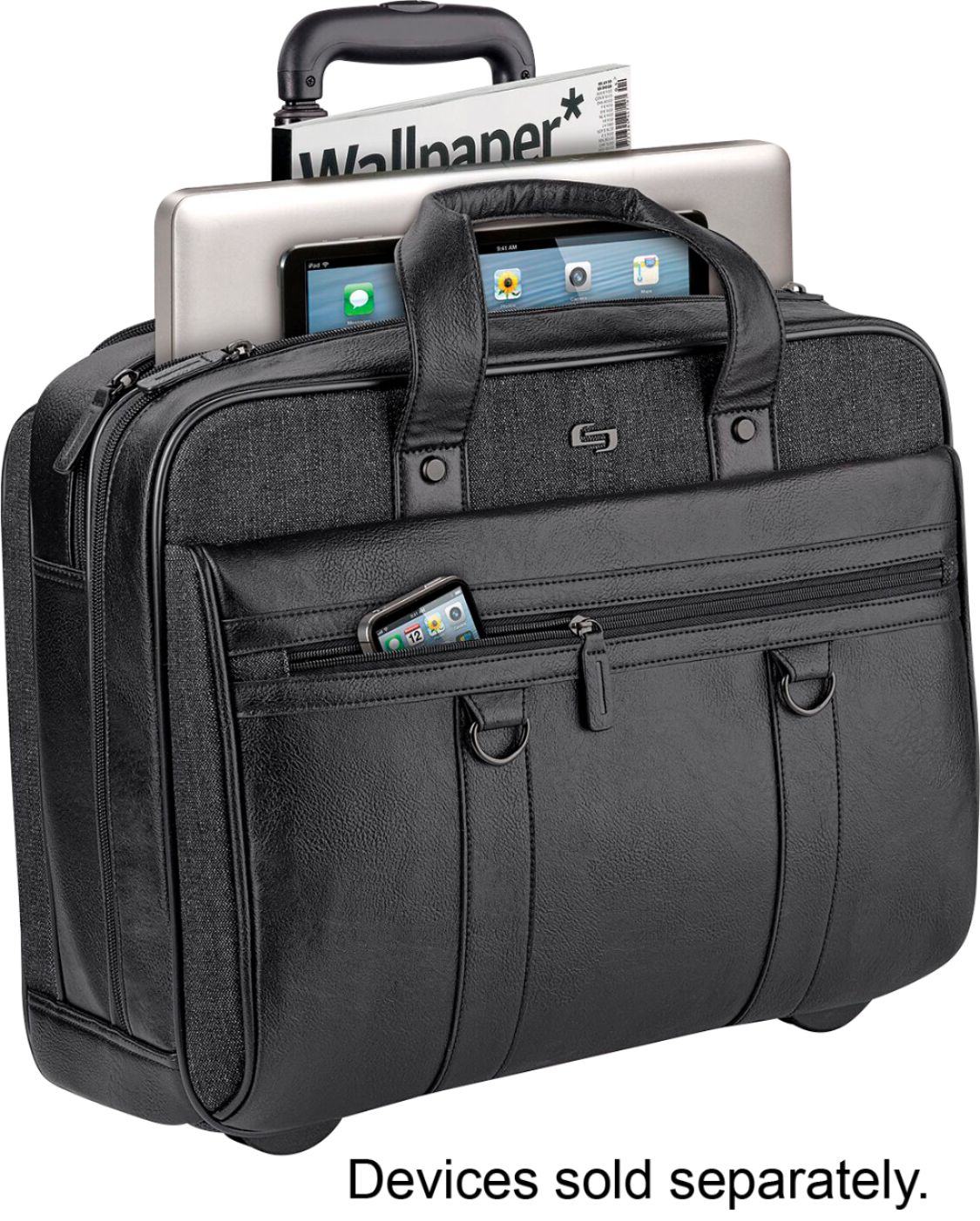 World Traveler Rolling 17-Inch Laptop Briefcase Computer Case, Leopard, One  Size