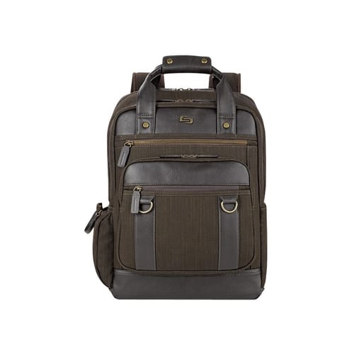 Solo - Executive Collection Laptop Backpack - Espresso - Larger Front