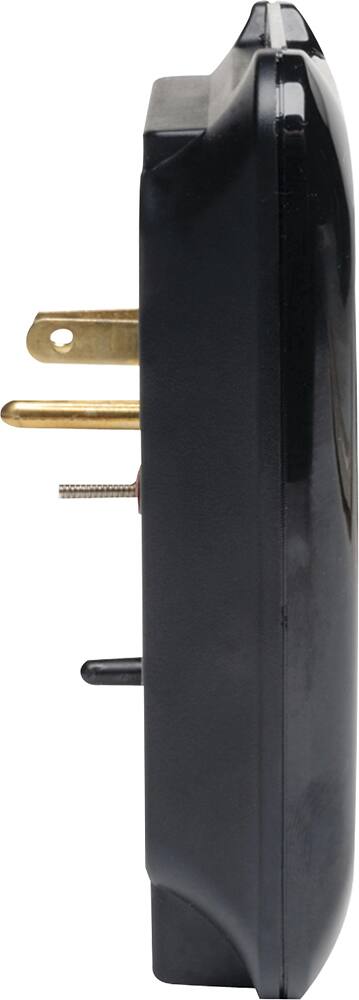 Alt View 11. Tripp Lite - Protect It! 3-Outlet Surge Protector - Black.