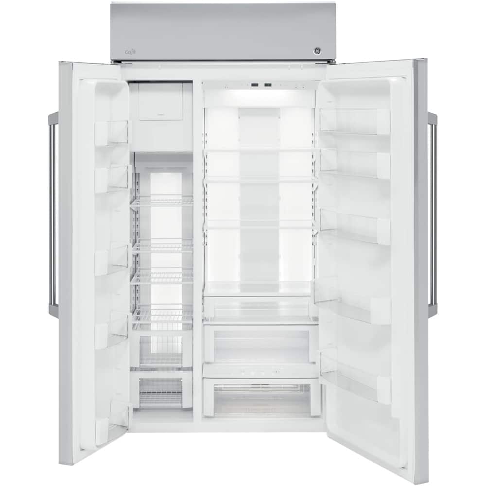 Alt View 11. Café - 29.6 Cu. Ft. Side-by-Side Built-In Refrigerator - Stainless Steel.