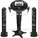Front. Singing Machine - Hi-Def Bluetooth Pedestal Karaoke System - Black.