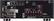 Back. Yamaha - 1050W 7.2-Ch. Network-Ready 4K Ultra HD and 3D Pass-Through A/V Home Theater Receiver - Black.