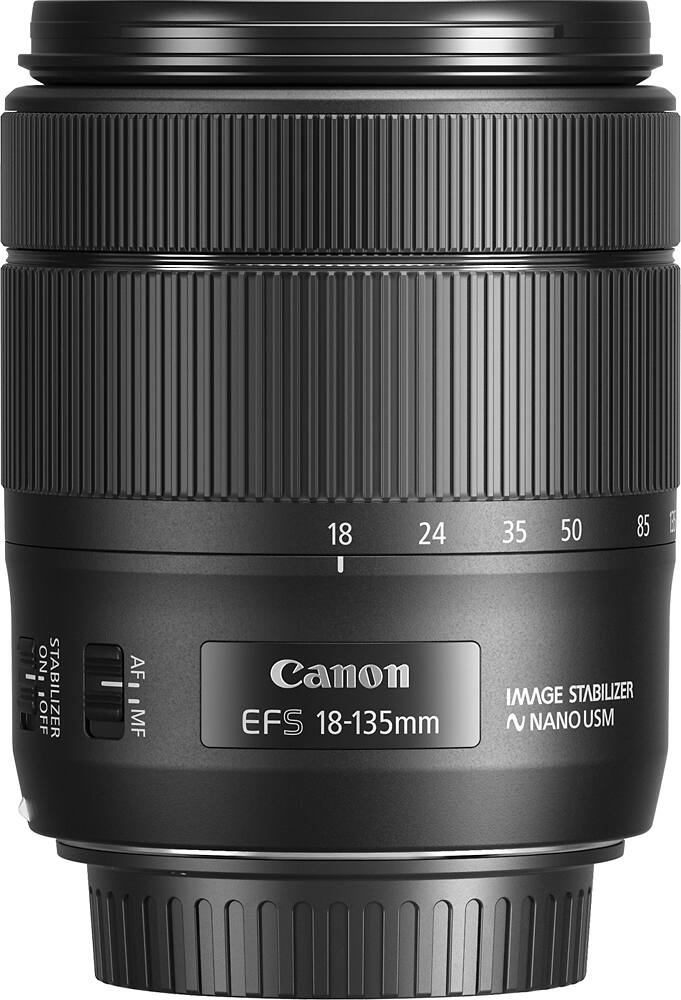 Canon EF-S18-135mm F3.5-5.6 IS USM Standard Zoom Lens for EOS DSLR Cameras  Black 1276C002 - Best Buy