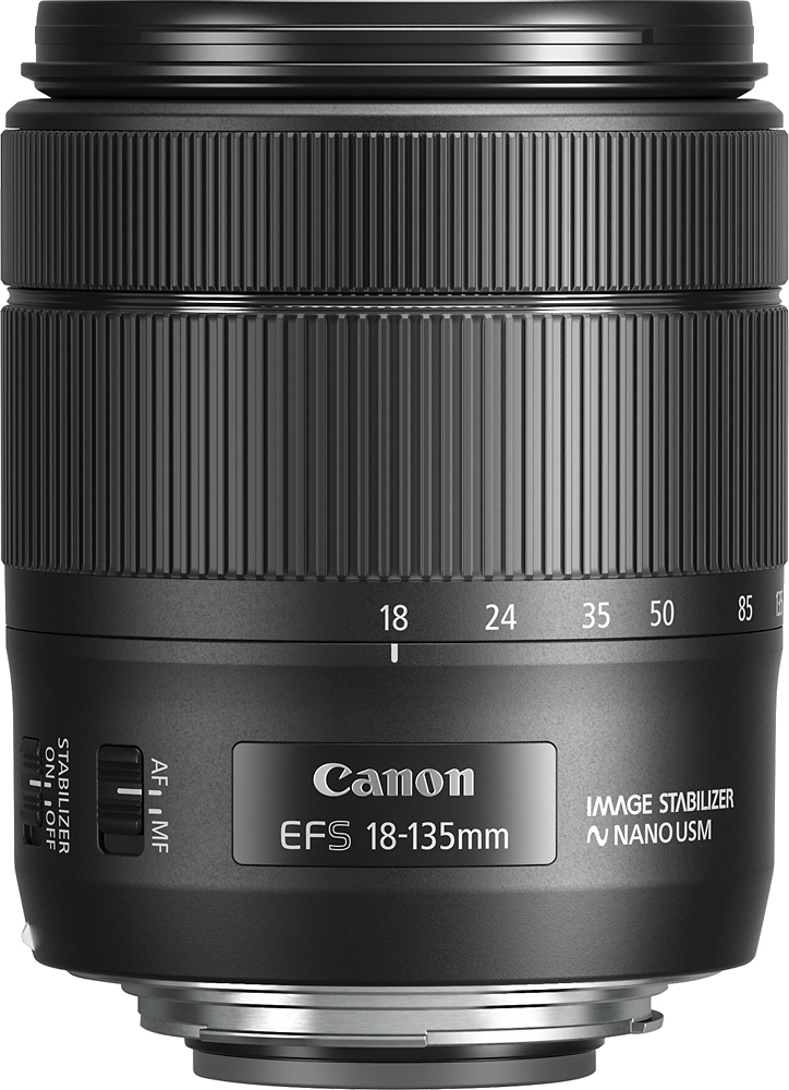 Canon Ef S 18 135mm 1 3 5 5 6 Is Usm Standard Zoom Lens Black 1276c002 Best Buy