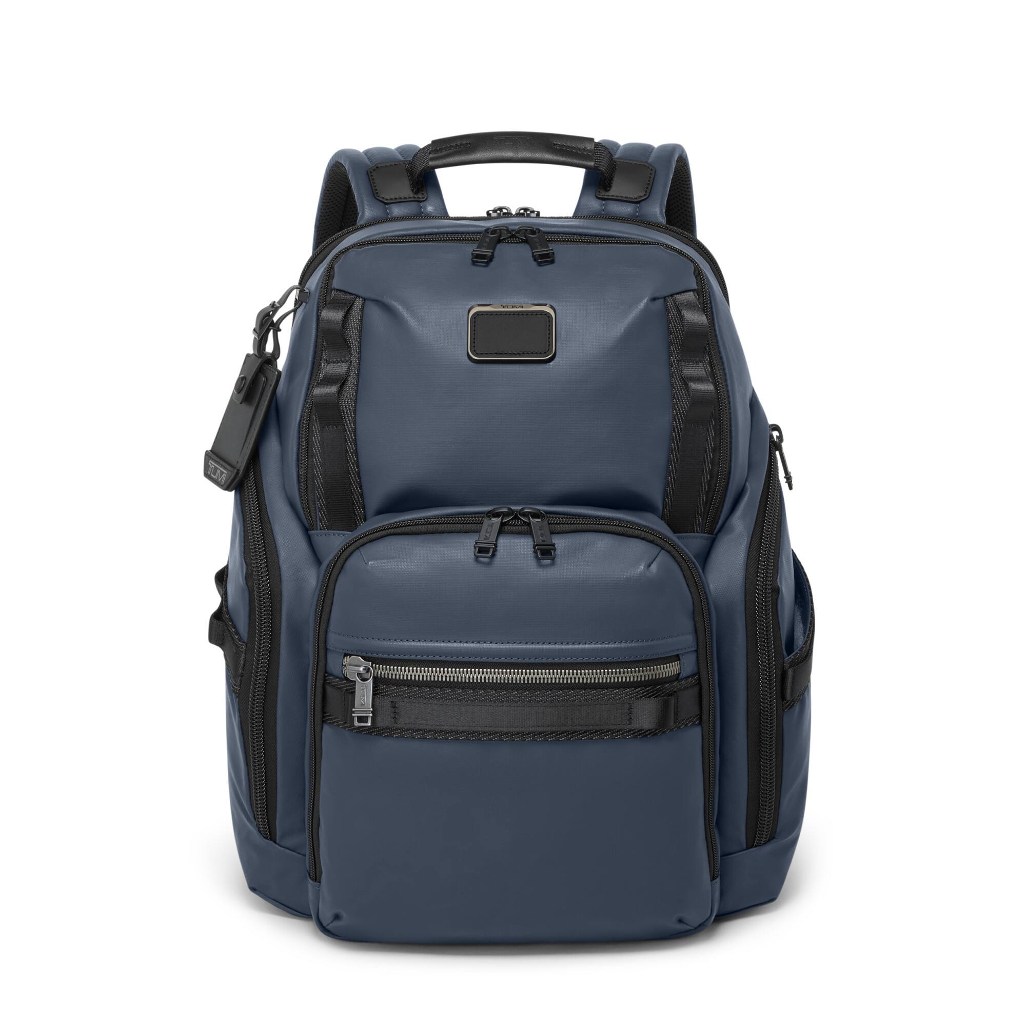 TUMI - Alpha Bravo Search Backpack - Navy Coated Canvas
