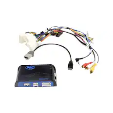 Front. PAC - Radio Replacement and Steering Wheel Control Interface for Select 2011-2016 Hyundai Veloster Vehicles - Blue/Black.