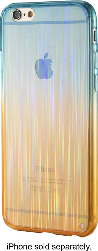 Front. Dynex™ - Back Cover for Apple iPhone 6 and 6s - Blue, Orange.