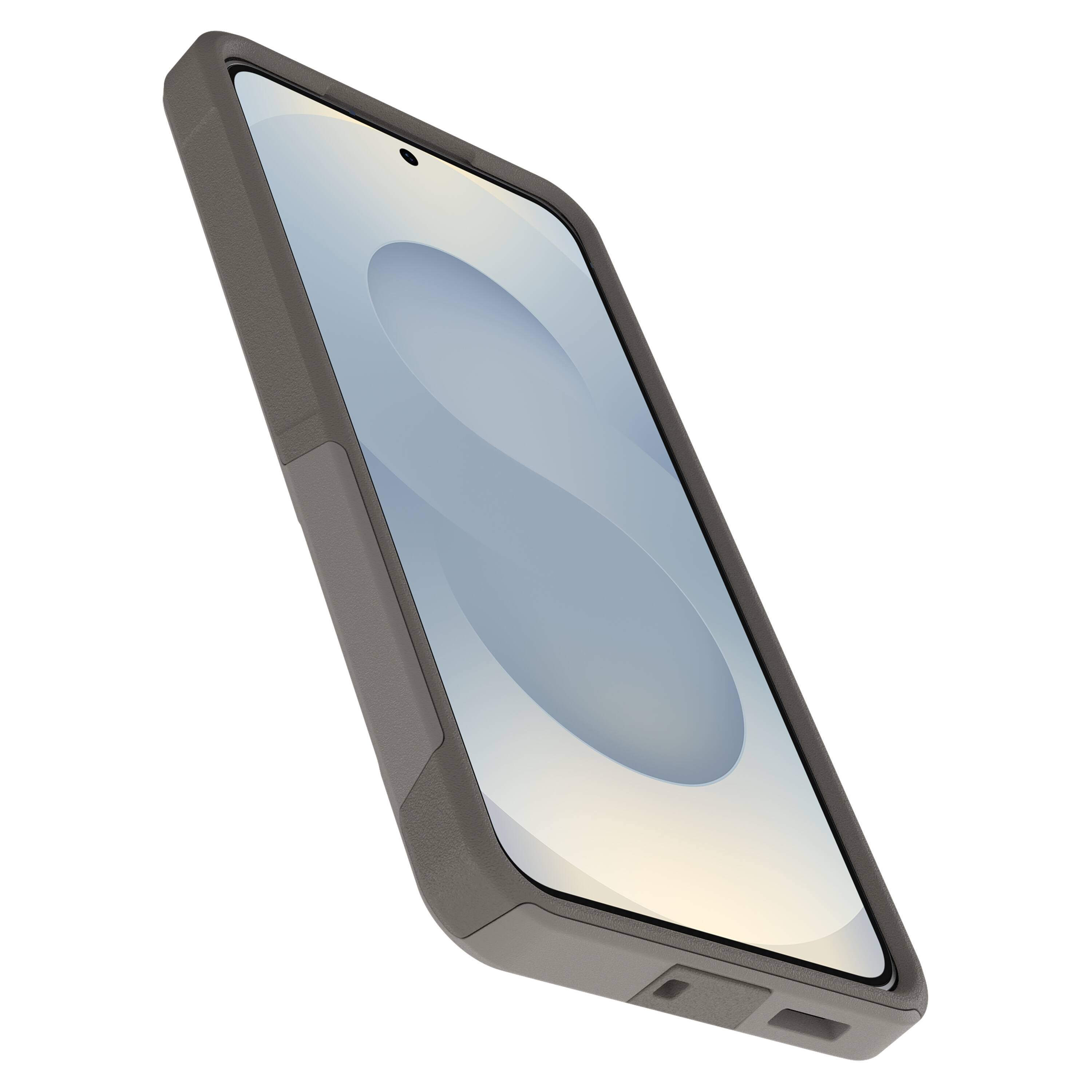 Left. OtterBox - Commuter Series Hard Shell for Samsung Galaxy S26 - BROWN.