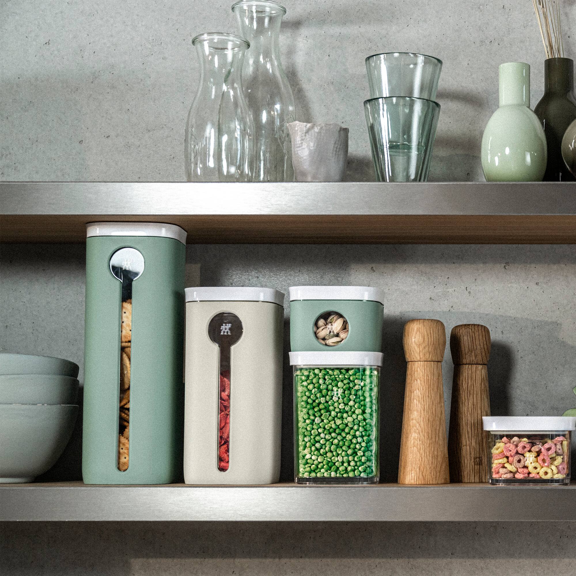 Alt View 2. ZWILLING - ZWILLING Fresh & Save Cube Color Sleeve, Small Tall Cube, 3S, Sage - Green.