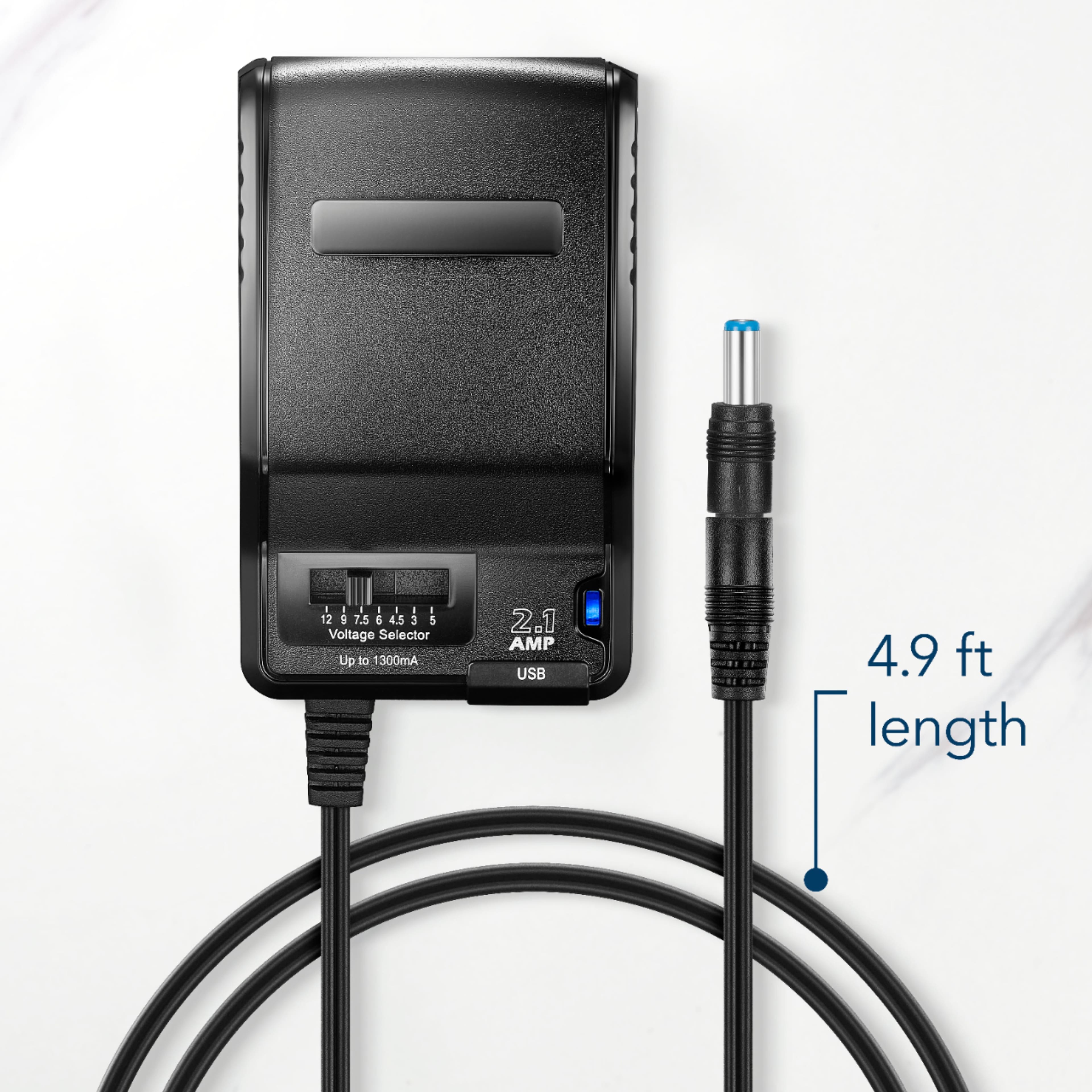 Alt View 14. Insignia™ - 15.6 W 4.9 ft Universal AC Adapter - Black.